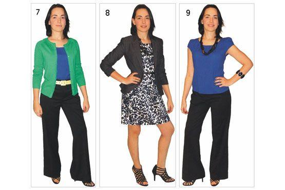 B Como montar 12 looks com apenas 6 peças de roupa