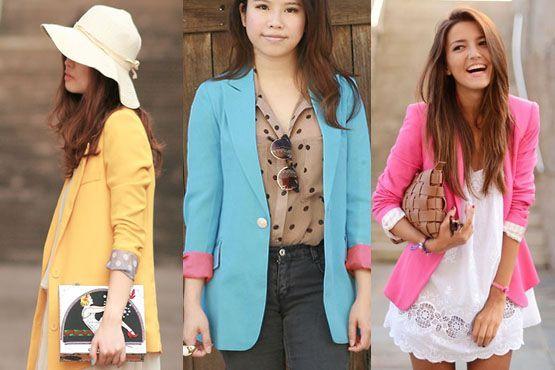 blazer colorido10 A moda do blazer colorido