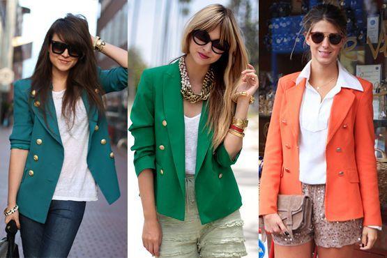 blazer colorido11 A moda do blazer colorido