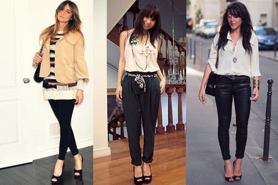 Peep toe com calça peep toe3 Como usar peep toe