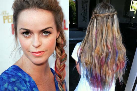 6 dip dye Dip dye hair: cabelo com mechas coloridas