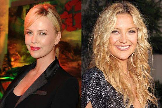 charlizeteron katehudson Loiras: Deixar a raiz dos fios mais escura está em alta