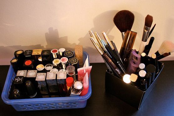 maneiras diferentes organizar itens maquiagem12 Maneiras diferentes para organizar os itens de maquiagem