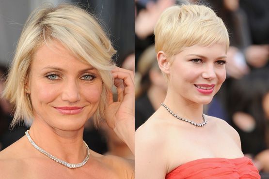 d Maquiagem e penteados do Oscar 2012