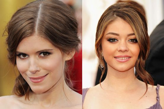 e Maquiagem e penteados do Oscar 2012