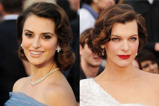 g Maquiagem e penteados do Oscar 2012