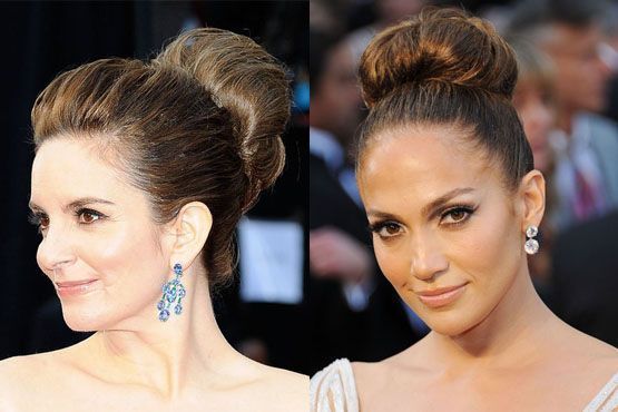 i Maquiagem e penteados do Oscar 2012