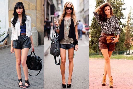 Shorts de couro pecas inverno1 Peças que você deve ter para ficar na moda no inverno 2012