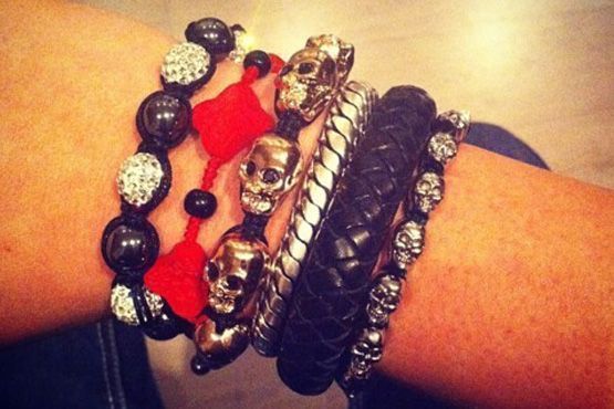 Mix de pulseiras com shamballas shamballa6 Pulseira shamballa
