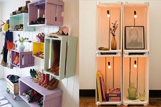 Caixotes de feira diferentes formas de usar objetos10 Reaproveite os objetos de casa