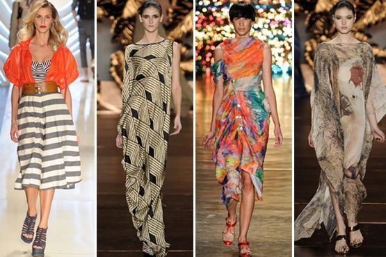 Estampas spfw 2 SPFW Tendências moda verão 2012