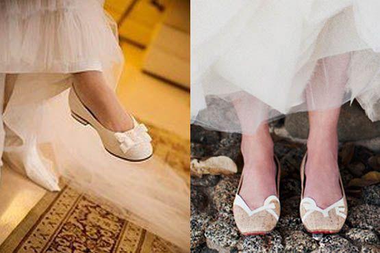 sapato baixo noivas 1 Sapatos baixos para noivas