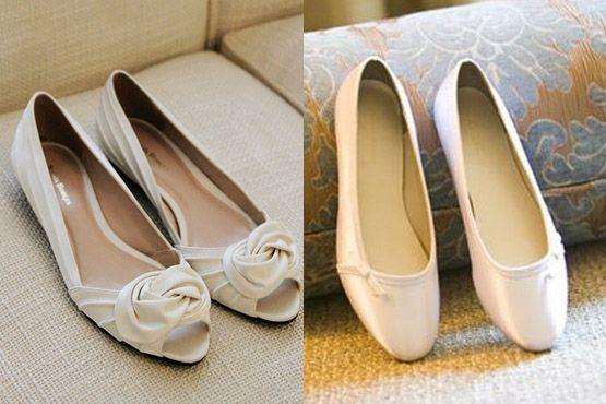 sapato baixo noivas 3 Sapatos baixos para noivas