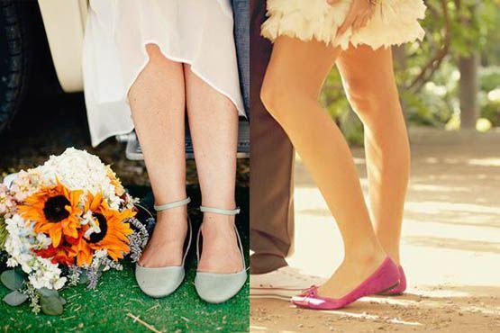 sapato baixo noivas 7 Sapatos baixos para noivas