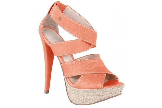 Sandália coral sapato verao10 Tendências de sapatos e sandálias para o verão 2012