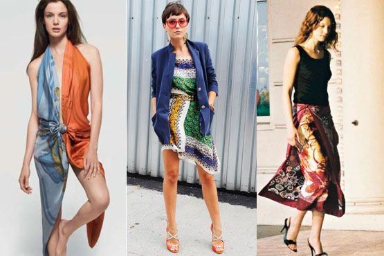 tranforme lencos em roupas3 Como transformar lenços em roupas para o verão