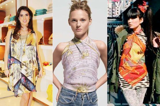 tranforme lencos em roupas6 Como transformar lenços em roupas para o verão