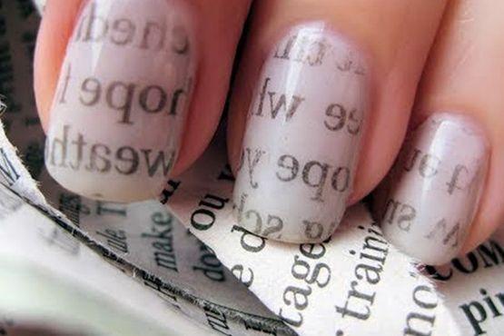 unhas de jornal1 Unhas de jornal