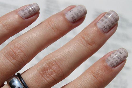 unhas de jornal5 Unhas de jornal
