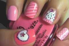 Mix de nail art fofa com cupcake