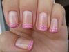 thumbs francesinha renda Unhas decoradas