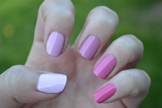 5 unhas ombre Unhas ombré