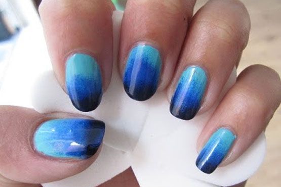 7 unhas ombre Unhas ombré