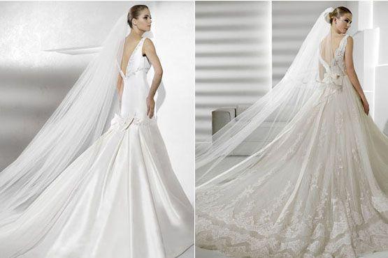 5 noiva decote costas Vestido de noiva com decote nas costas
