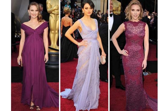 1 roxos Tendências em vestidos de gala 2011
