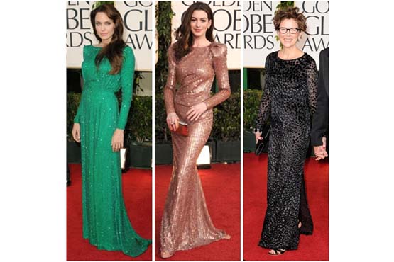 5 manga longa Tendências em vestidos de gala 2011