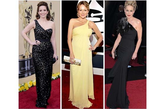 6 one shoulder Tendências em vestidos de gala 2011