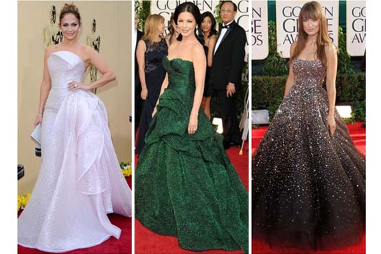 8 volume Tendências em vestidos de gala 2011