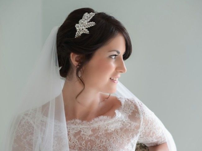 penteado de noiva com headband 1 Penteados para noivas: escolha o que melhor combina com você