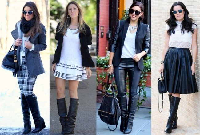 looks com bota rasteira cano curto