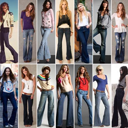 fotos modelos jeans flaire Jeans flare