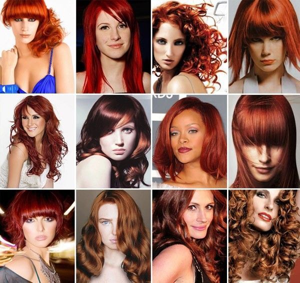 cabelo vermelho cor inverno modelos Cabelo vermelho: a cor do inverno