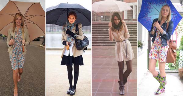 como se vestir em dia de chuva modelo2 Dicas para se vestir em dia chuvoso de verão