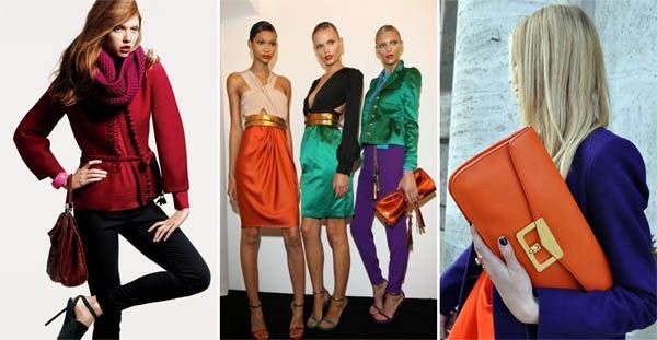 color blocking modelo4 Moda color blocking