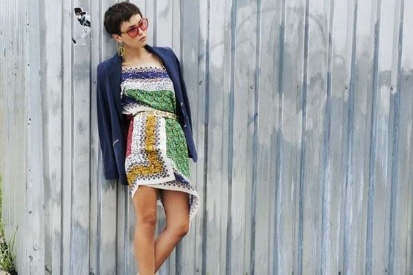 como transformar lenco em roupas Como transformar lenços em roupas para o verão