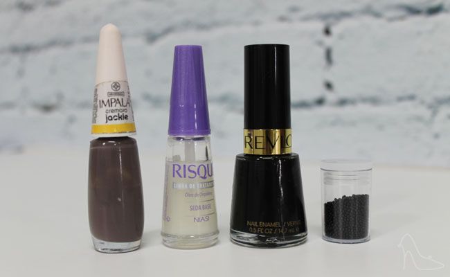 materiais unhas de caviar Unhas de caviar passo a passo