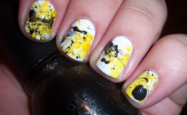 unhas splatter sao a novidade em unhas decoradas Unhas splatter são a novidade em unhas decoradas