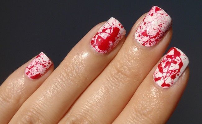 unhas splatter Unhas splatter são a novidade em unhas decoradas