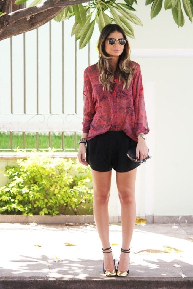 looks com camisa transparente 06 Como usar camisa transparente sem erro