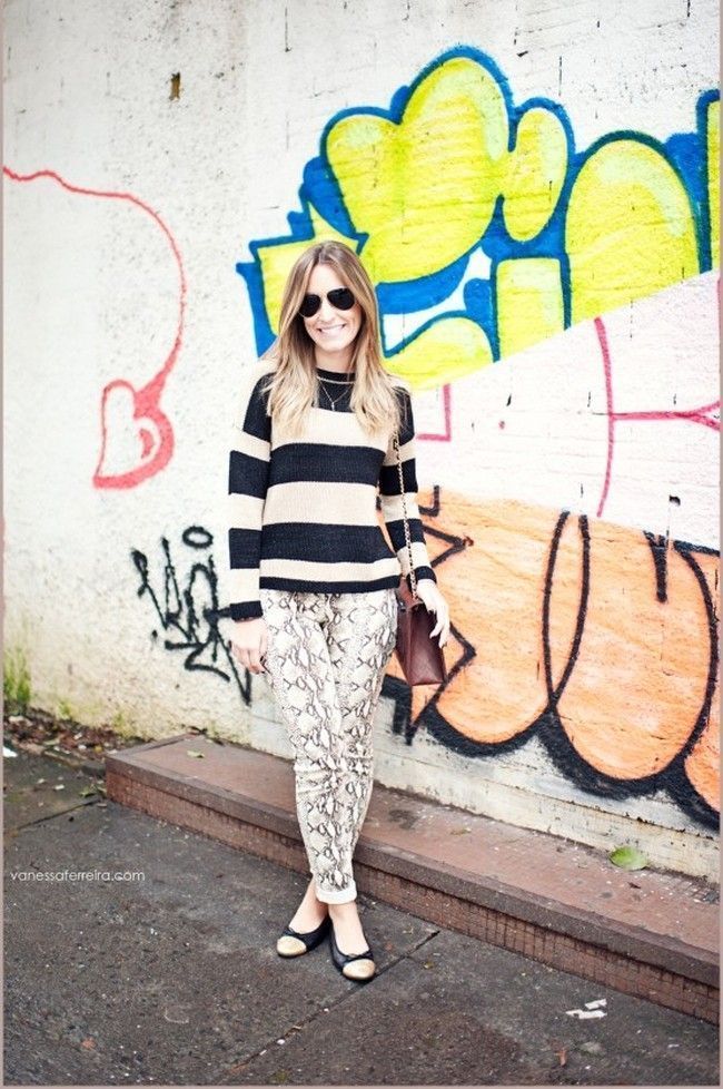 looks-mix-de-estampas-3 looks mix de estampas 31 Mix n Match: aprenda como misturar estampas e texturas nos looks