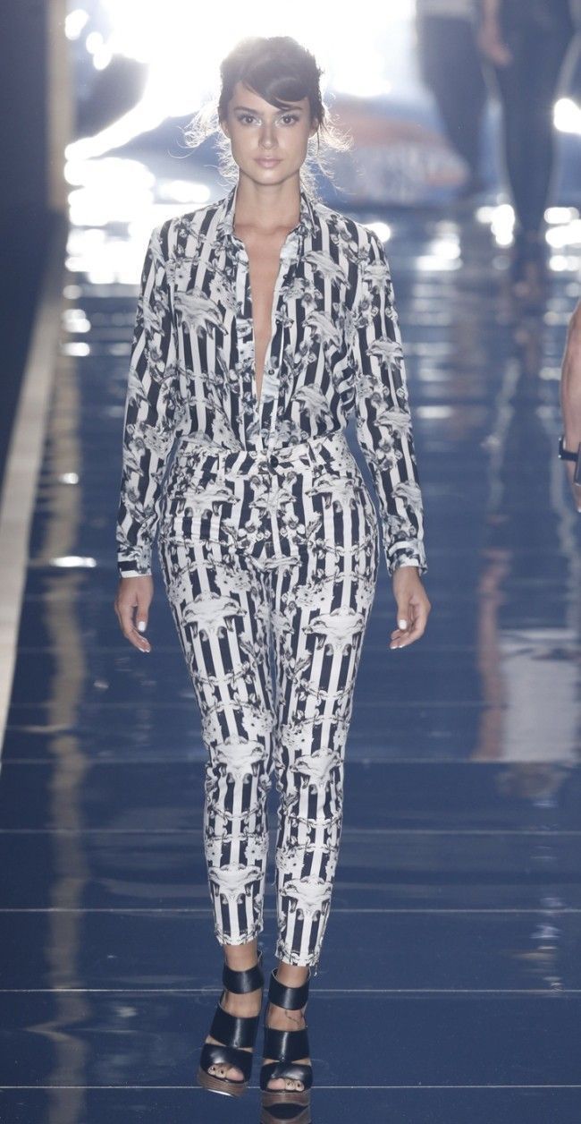 Preto e branco são as cores para a temporada de verão look preto e branco 2 Preto e branco são as cores para a temporada de verão