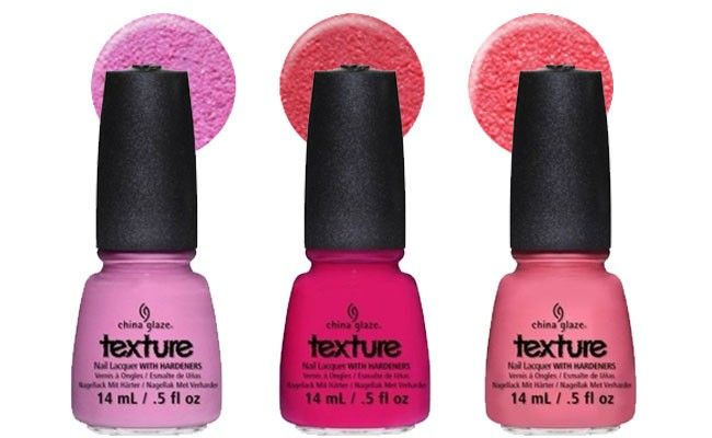 china glaze texture 01 China Glaze lança a Texture uma linha de esmaltes texturizados
