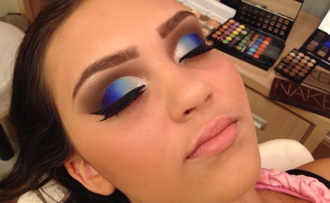 maquiagem azul brigitte Maquiagem azul: adicione cor ao seu look com a ...