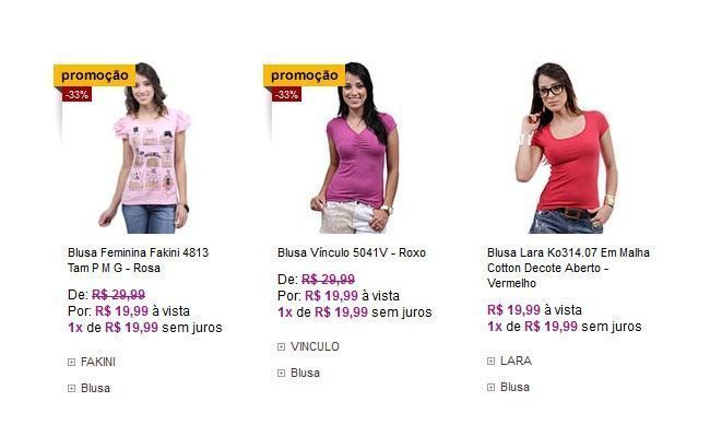 lojas para comprar roupa online