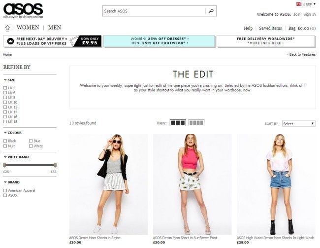 sites americanos para comprar roupas