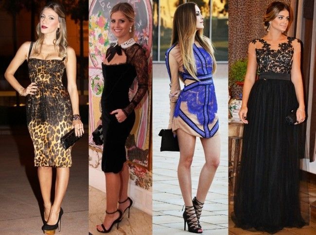 qual vestido usar em casamento a noite